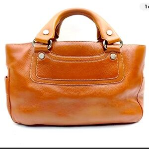 Brown Celine satchel made in Italy